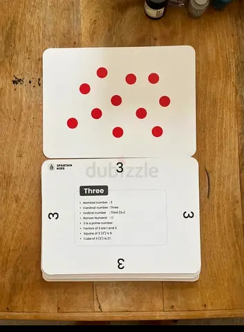 1- 100 Dot cards , baby math teaching tool