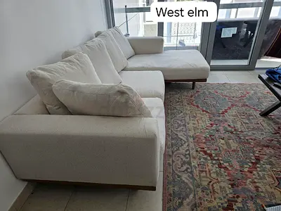 Comfortable West elm Newport Sofa