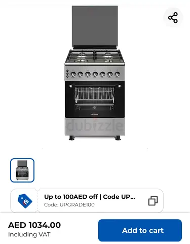 gas cooker