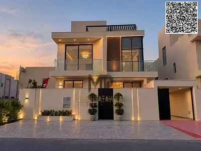 Distinguished Villa for Sale in Al Zahia – Ajman | 5 Master Bedrooms | Elevator | Includes Electric