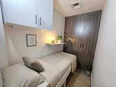 Single Executive Partition Room Near Circle Mall, JVC with cabinet