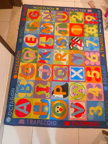 Alphabet and Numbers Baby Play Mat — Soft Educational Rug