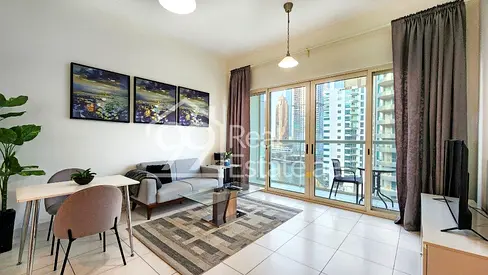 Vacant 31 Oct | Marina View | Furnished 1BR | Large Layout