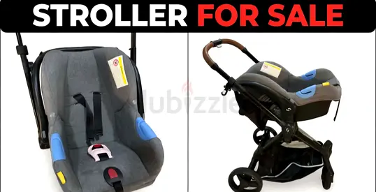 Stroller with Infant Car Seat (Travel System) - Good Condition