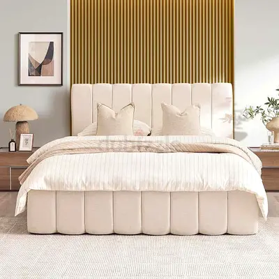Premium Quality King Size Bed with mattress good queen luxury king bed storage bed