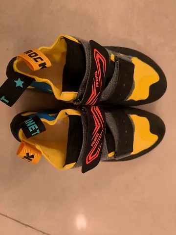 Yellow & Black Rock Climbing Shoes - EU 38/US 7-7.5