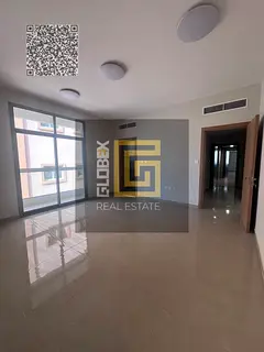 Brand-new building (first occupancy) in Al Rawda 2, located on a main street, available for annual r