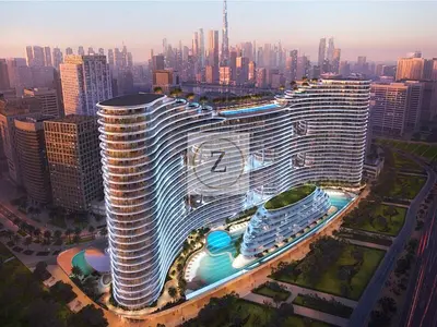 Burj Khalifa View | 2 BR | Aquarise | Business Bay