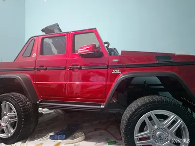 Red Electric Ride-On Mercedes G-Class for Kids (4x4, Remote)