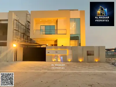 Villa for sale on Sheikh Mohammed Bin Zayed Road, located on a main street near the park. It featur