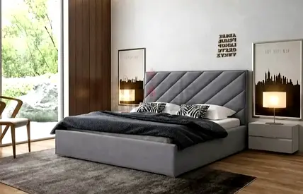 Modren design New King size bed frame with Mattress available