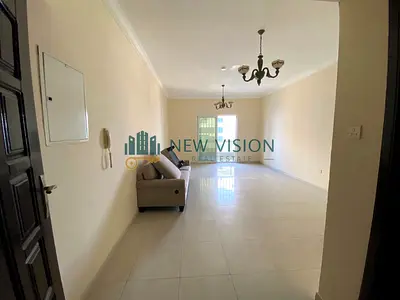 Two-bedroom unit with a sea view, including a parking space, a balcony, and a maid’s room; security
