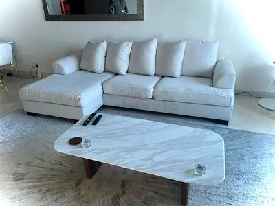 The One brand Kingston l Shape Sofa beige