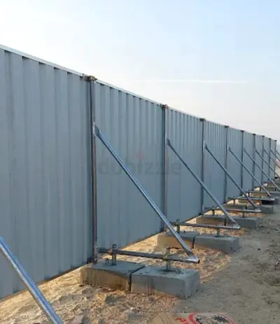 Temporary Wall fencing and pvc fencing