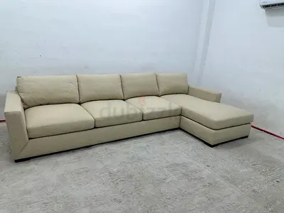 Like new condition USA made lshape sofa