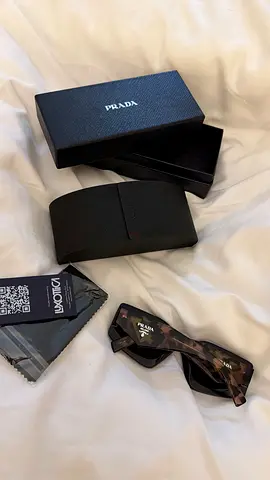 Prada Tortoiseshell Sunglasses with Original Box