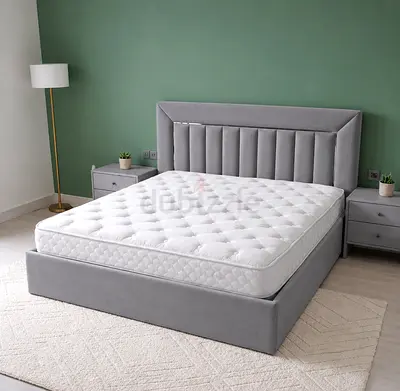Grey Brand New king size bed storage bed good quality king bed strong