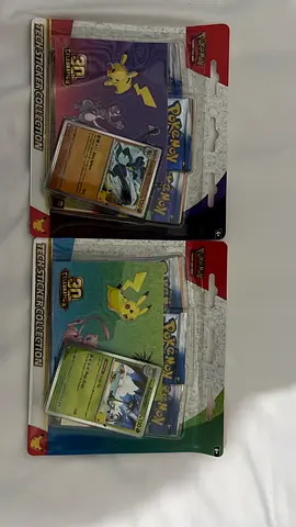 Pokemon TCG 30th Celebration, Tech Sticker Collection, 3 pack blister