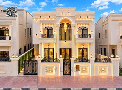فيلا للبيع بواجهة معمارية جذابة_طابقين و روف _شامل رسوم التسجيل _قابل للتفاوض_تملك حر لجميع الجنسيات