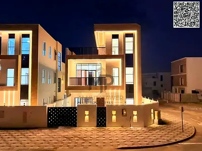 فيلا زاوية فاخرة للبيع في الباهية مكونة من 3 طوابق مع مسبح خاص و5 غرف نوم ماستر، بتصميم عصري ومساحات واسعة — **تملك حر لجميع الجنسيات** وفرصة مميزة