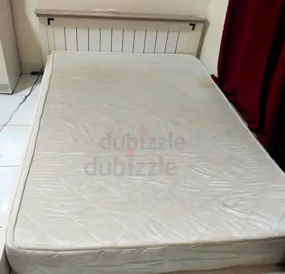Used Double Mattress - Good Condition, Some Stains