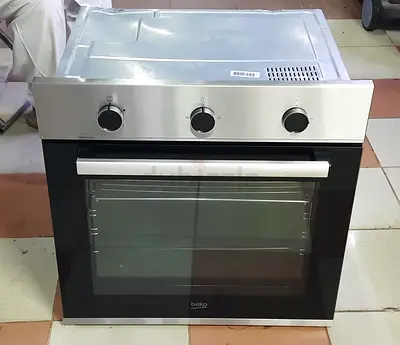Built-in Beko Electric Oven with Gas Hob Controls - Good Working Condition