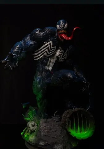 Custom Hand Painted Venom Collectable 1/4 Scale