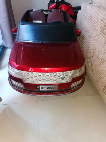 Electric Ride-On Toy Car - Red 2-Seater