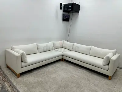 High quality crate&barrel corner sofa