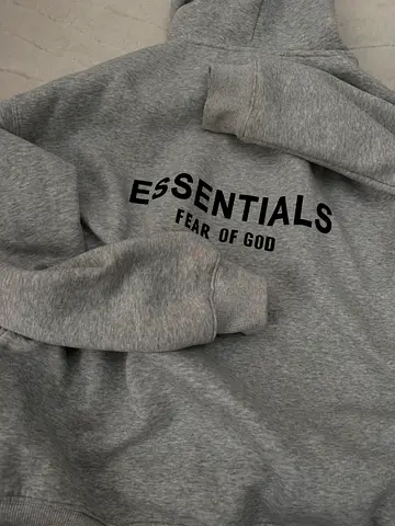 Fear of $%& ESSENTIALS Grey Hoodie (price is negotiable)