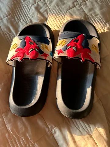 Slipper for boy. Spider man