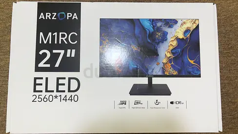 ARZOPA M1RC 27” Gaming Monitor – 2K QHD 180Hz (LIKE NEW)