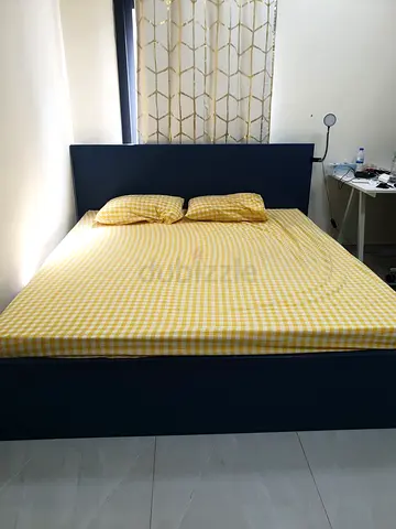 Ikea Malm king size bed with mattress available in perfect condition