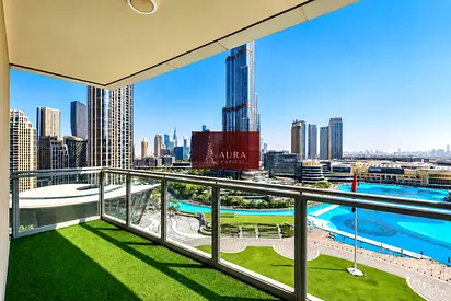3BR+Maid | Direct Burj & Fountain View | Upgraded