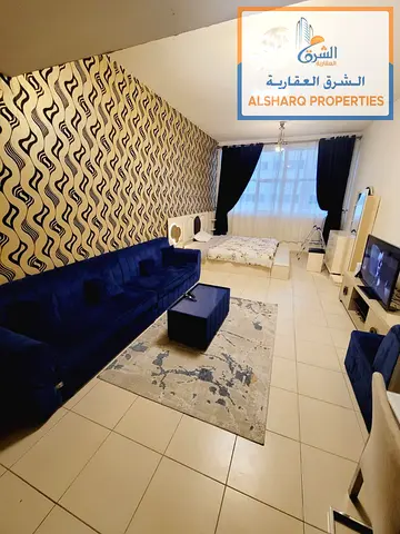 Furnished Studio for Monthly Rent at Ajman One Towers, Al Rashidiya 3, Ajman A move-in-ready, furnished studio is available for monthly rent at Ajman