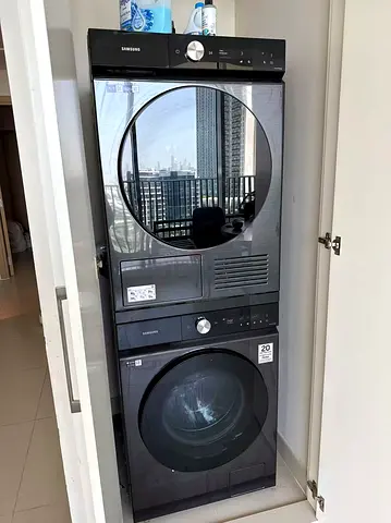 Samsung Stacked Washer 11.5 kg and Dryer 9 kg machines same as New, Space-Saving Set