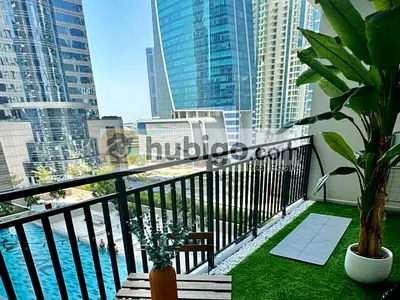 Pool View | Furnished 1BR | Prime Business Bay Location