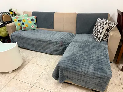 L shape Sofa Bed with Storage