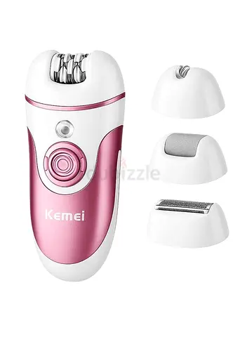 Kemei 4-in-1 Electric Epilator & Shaver - Used/ Trimmer/ Hair remover