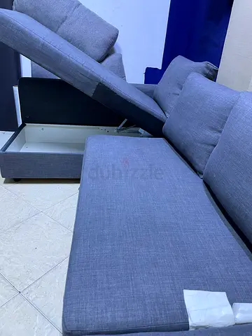 L shape sofa bed with storage
