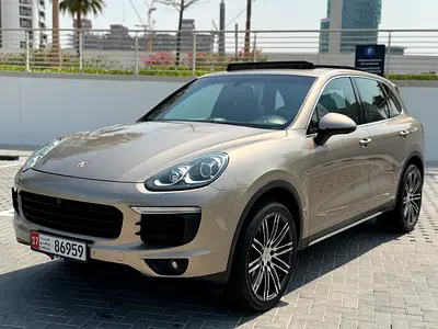 Porsche Cayenne Platinum Edition 2016 GCC full service history