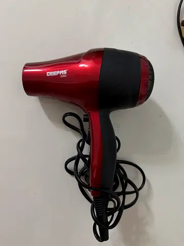 Compact Geepas Hair Dryer - Red, Good Working Condition Urgently take