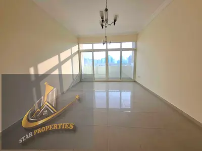 BIG OFFER // FREE COVERD PARKING// HUGE 2 BEDROOM HALL WITH BALCONY + SEPRATE HALL ONLY 42K IN 6 CHQS