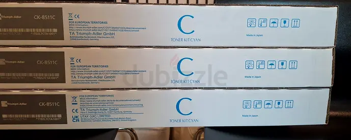 Toner Kit (CK-8511C, CK-8511K, CK-8511Y and WT-8500) — 7 Sealed Boxes, Unused