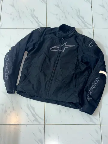 Alpinestars Black Motorcycle Jacket - Size Unknown, Good Condition
