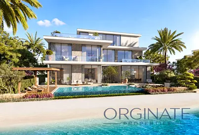 6BR Lagoon Villa | District One West | Full Lagoon View | Phase 1