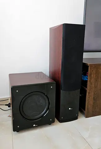Tower Speakers + Subwoofer for sale