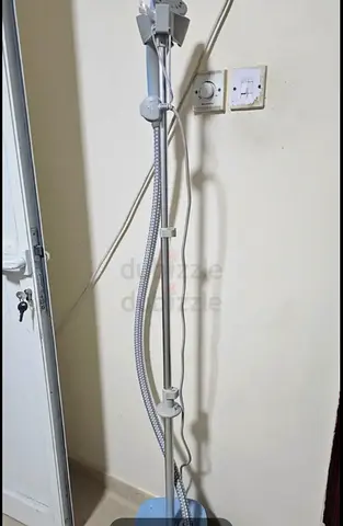 Standing Garment Steamer - Light Blue, Good Working Condition