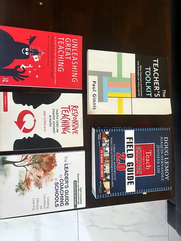 Set of 6 Teaching & Coaching Books — The Teacher’s Toolkit, Field Guide and more