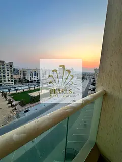 Studio with closed kitchen in Princess Village Al Yasmeen Ajman: balcony, built-in wardrobes, 2 mins